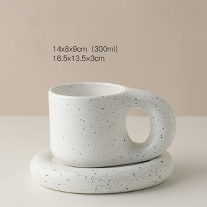 Venta caliente Modern Fat Chubby Cup Factory <span class=keywords><strong>Precio</strong></span> al por mayor Taza nórdica de cerámica personalizada para café con leche - Product Image 5