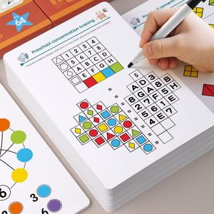 Cpc Ce Certified Hot Selling Iq Brain Teaser Early Education Busy Line Tracing Math Focus <b>Training</b> Learning <b>Book</b> - Product Image 5