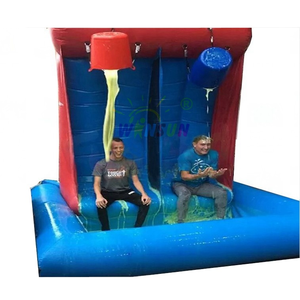 WINSUN Comercial PVC Inflable Dunk Tank Juego Ruleta tanque Inflable Gunge Splash PARA LA Venta - Product Image 1
