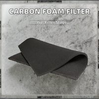 Produsen baru Filter karbon aktif spons busa PU Air HEPA pra-filter elemen kelas pengumpul debu