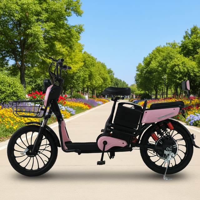 Top Sale Fashion Electric Bicycle 48V 12ah 20ah 350W 500W 800W High Speed Long Range Electric Bike with Fat Tire for Adult Ebike