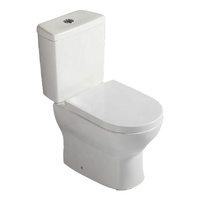 Toilettes de salle de bains sanitaires en céramique, deux pièces, montées au sol