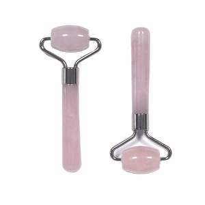 Wholesale Small Face Massage Reduce Wrinkle rose quartz <b>jade</b> <b>roller</b> - Product Image 1