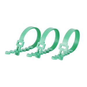 Heavy Duty Soft <strong>Rubber</strong> Buckle Shrub <strong>Ties</strong> Adjustable Interlock Gardening <strong>Tree</strong> <strong>Ties</strong> for Shrub Rose <strong>Tree</strong> Plant Support - Product Image 1