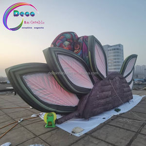 Müzik parti dekorasyon için sıcak satış dev şişme fil kafa sahne - Product Image 6