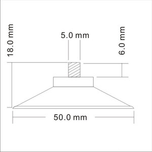 Nhà máy cung cấp tùy chỉnh M4 M5 M6 M8 vít trong suốt PVC Cốc hút với vít Nut cho cửa sổ xe chèn ép phun OEM - Product Image 6