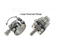 Meilleure Vente YDS Serre-câbles réglables en acier inoxydable 304 de qualité industrielle, 19 mm métrique, multi-usages, vis 10 mm, 10 N.m de rupture