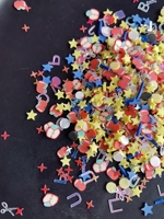 Paillettes d'argile étoilées 500g pour slime, remplissages de coupes de boules de neige, accessoires de bricolage