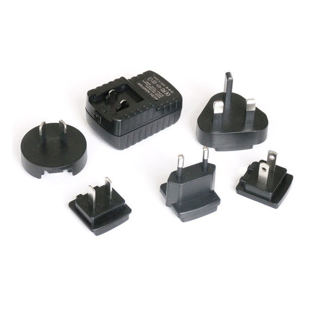 Medical Certification Wall Mount Interchangeable AC Plugs Power Charger/adaptor With UK US EU AU JP Approval