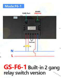 2025 seguridad dorada <span class=keywords><strong>6</strong></span> pulgadas Wifi Android Tuya Zigbee <span class=keywords><strong>Panel</strong></span> de <span class=keywords><strong>Control</strong></span> de hogar inteligente con AMPLIFICADOR DE POTENCIA DE MÚSICA compatible con 2 altavoces - Product Image 2