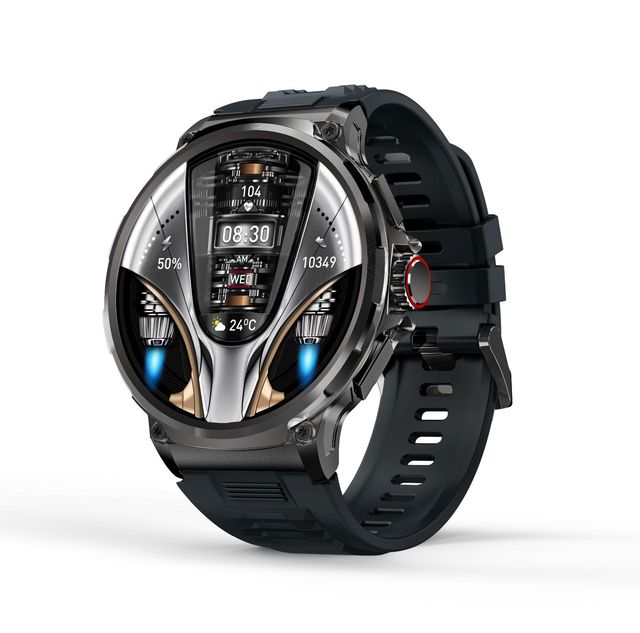 V69 New Smart Watch Large 360*360 Screen for Call Heart Rate Blood Oxygen Monitoring Multi-Sports Features Android