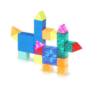Bloques de construcción magnéticos Yj, cubo de 10 piezas para niños, juguete de educación temprana con atracción magnética y estructura entrelazada - Product Image 5