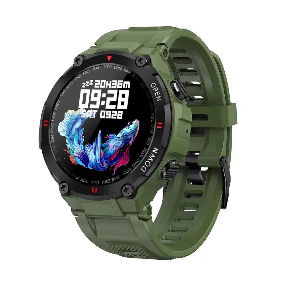 Warranty Watch Smart Rugged Sporting Design Outdoor Round Fashion Smart Watches Men Wrist Waterproof Touch Smart Watch