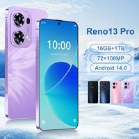 Nuevo Teléfono Inteligente Reno13 Pro 5G con Android 14, Pantalla de Alta Definición de 7.3 Pulgadas, Desbloqueo por Reconocimiento Facial, Gran Almacenamiento de 16+1TB
