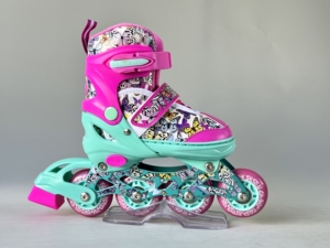 <span class=keywords><strong>Pattini</strong></span> a rotelle in linea stampati a cartoni animati per ragazze più venduti-adorabili e Trendy - Product Image 2