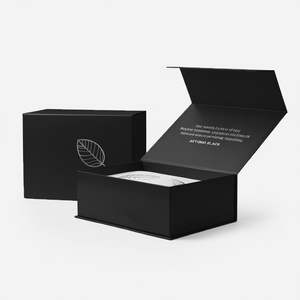 Large Clothes Shoes Magnetic Rigid Paper Box Recyclable Matte <b>Black</b> Packaging <b>Gift</b> <b>Boxes</b> With Custom Logo - Product Image 1