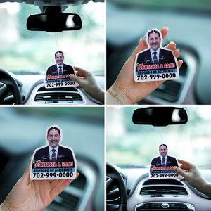 Ambientador Personalizado para Auto con Foto y Logotipo, Impresión a Doble Cara, <span class=keywords><strong>de</strong></span> Papel, para Promoción Empresarial - Product Image 3