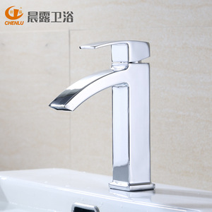 Grifo de Lavabo Chenlu Monomando con Válvula de Cerámica, Acabado Cromado, Montaje en Cubierta, Grifo de un Solo Orificio - Product Image 5