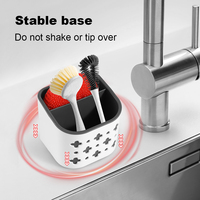 Masthome Vente directe d'usine Évier de cuisine Caddy Évier de cuisine Organisateur Porte-éponge