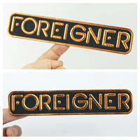 Autocollants personnalisés d'usine 3d en relief feuille d'or Logo Design bijoux cadeau emballage boîte sceau autocollants étiquettes