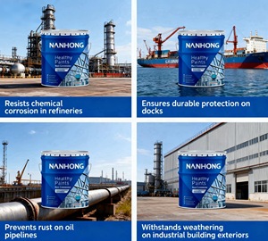 Pintura Convertidora de Óxido Rojo Nanhong Eco-Liquid a Base de Agua, Antioxidante y Antidecoloración, para Puertas y Ventanas Metálicas - Aplicación con Brocha - Product Image 4