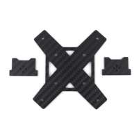Plaque et bras en fibre de carbone découpés sur mesure par CNC, ultra-légers et haute rigidité, pour kits de châssis de drones FPV UAV