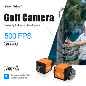 用于高尔夫挥杆分析的高速高尔夫相机500fps 1000fps索尼IMX287彩色全球快门USB3.0 cmos机器人相机