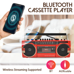 Portátil Home Audio Premiere Cassette Recorder Mp3 Players Am/Fm Cd Boombox Radio con ranura Usb Sd - Product Image 2