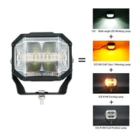 Luz de Trabajo LED Todoterreno SMBX Directo de Fábrica 4 en 1, Luz de Conducción de Largo Alcance de 5 Pulgadas y 80W para Accesorios de Vehículos 4x4