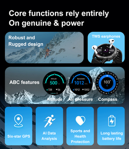 Reloj Inteligente GPS para Exteriores DT G10 con Mapas Fuera <span class=keywords><strong>de</strong></span> Línea, Registro <span class=keywords><strong>de</strong></span> Trayectoria, Resistente al Agua 5ATM, Pantalla AMOLED <span class=keywords><strong>de</strong></span> 1.43 Pulgadas para <span class=keywords><strong>Hombres</strong></span> Deportistas - Product Image 5