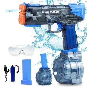 Sell Well Real Looking 2024 Summer Toys Pulse Kids Plastici Water Gun China Powerful Real Automatic Electric Toy Water Gun