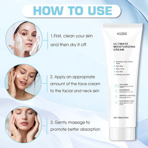 Crème hydratante pour le visage à absorption rapide, ultime hydratation, raffermissante, avec acide hyaluronique, collagène, niacinamide, centella asiatica - Product Image 5