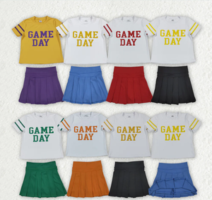 Conjuntos de Ropa Deportiva para Hermanas, Camisetas para el Día del Partido, Faldas Plisadas Cortas, Ropa Deportiva para Yoga - Product Image 1