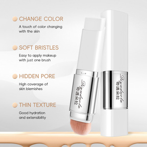 Sẵn sàng giao hàng, kem nền dạng thỏi hai đầu hình chữ V đổi màu theo nhiệt độ, che phủ tự nhiên lâu trôi, kèm cọ. - Product Image 3