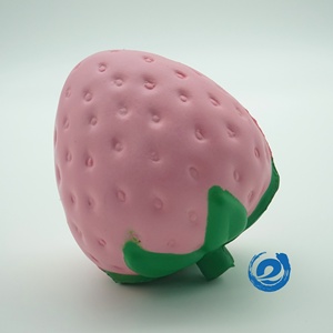 Slow Rising Cream Scented Strawberry Squishy Anti Stress Toy for Boys and Girls Fun Hand Wrist Squeezing Ball Promotional Toy - Product Image 4