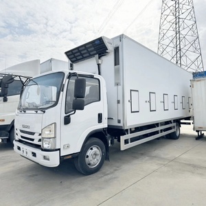 Precio de Fábrica, Camión de Transporte de Pollos Bebés y Pollitos de un Día, 1SUZU Diésel 6.2M, Camión de Transporte de Ganado Avícola - Product Image 1