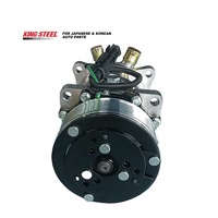 Compresor de Aire Acondicionado para Automóvil KINGSTEEL OE SD7H15 SD709, Piezas de Automóvil Eléctricas con Polea 8PK 119MM, 24V, para Volvo VNL 2006-