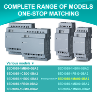 100% nuevo Original Siemens 6ED1 055-1MA00-0BA2 PLC Logo módulo lógico AM2 módulo de expansión 6ED1055-1MA00-0BA2 para LOGO 8
