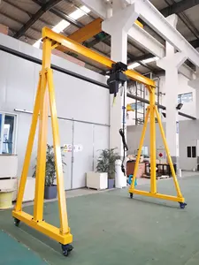 3 Ton 5 Ton Portable Mobile Adjustable Gantry Crane Frame Portable Gantry Crane Small Gantry Crane