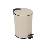 Poubelle en métal miniature de taille personnalisée 3L 5L 12L avec couvercle en métal à fermeture douce, ouverture mains libres, poubelles à vendre