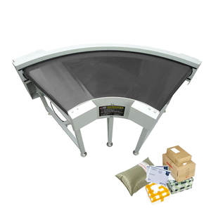 OEM endüstriyel Pvc eğrisi bant konveyör paslanmaz çelik 90 derece otomatik torna konveyör bant - Product Image 2