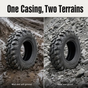 Gerichtete Geländereifen mit Tiefem V-Profil 37X12.50-16LT 8PR 120K Selbstreinigende Offroad-Reifen - Product Image 3