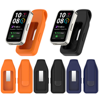 Nouveau bracelet sport en silicone avec attache pour Huawei Band 10 9 8, support de fixation pour montre Huawei Band 10 9 8