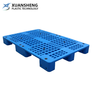 Pallet Euro bền với cốt thép 1200800145mm, lối vào 4 chiều, chín chân HDPE/PP, pallet có thể xếp chồng cho kho - Product Image 1