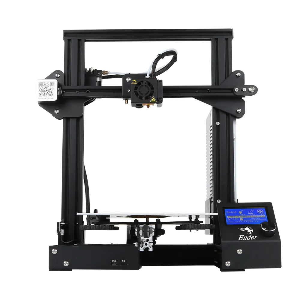 2020 New 3d printing machine Support DIY kit 3D Printer ender 3 for PLA/ABS hot sale