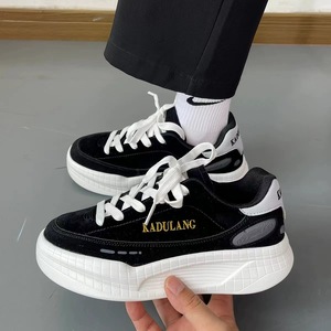 Popular Mens <b>Shoes</b> Sports and Leisure Thick Soled <b>Shoes</b> With <b>Increased</b> <b>Height</b> Lace up Waterproof Skateboarding Style <b>Shoes</b> - Product Image 4