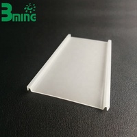 Abat-jour LED linéaire moderne Bming en PC personnalisé, grand diffuseur de lumière LED écologique pour intérieur