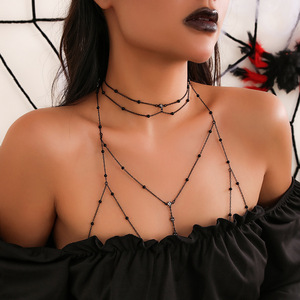 Chaîne <span class=keywords><strong>de</strong></span> corps sexy et scintillante, bijoux en cuivre, chaîne <span class=keywords><strong>de</strong></span> poitrine à bretelles croisées, bijoux <span class=keywords><strong>de</strong></span> mode, chaîne <span class=keywords><strong>de</strong></span> corps - Product Image 4