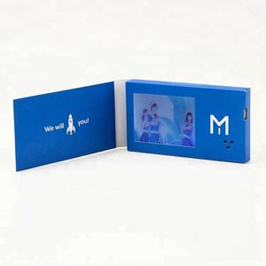 Cartes de vœux personnalisées pour <span class=keywords><strong>anniversaire</strong></span> Noël mariage Adertisinng 2.4 4.3 5 7 10.1 pouces Lcd Vidéo <span class=keywords><strong>Invitation</strong></span> Brochure avec vidéo - Product Image 5