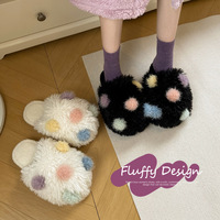 Produit Tendance 2026 – Chaussons d'intérieur de luxe en fausse fourrure, mignons et élégants, vente en gros pour femmes, jeunes filles, cadeau, chaussures d'hiver